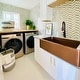 preview thumbnail 6 of 12, Adams Copper 36" Single Bowl Farmhouse Apron Front Undermount Kitchen Sink