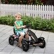 preview thumbnail 2 of 5, Kids Pedal Go Kart, Outdoor Ride on Toys with Adjustable Seat, Sharp Handling, Handbrake