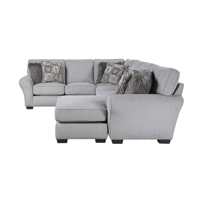 Tetbury Chenille 2-Piece Sectional with Reversible Chaise