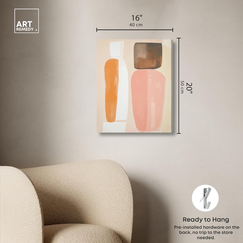 Tones of Restfulness I Canvas by Art Remedy, Gallery Wrapped