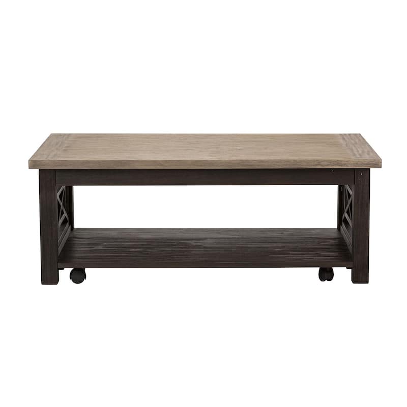 Heatherbrook Charcoal Cocktail Table