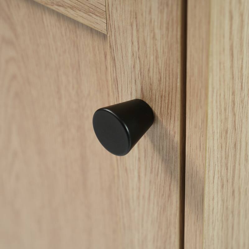 Roomfitters 18.5" Bathroom Vanity with Resin Sink, Adjustable Shelf, Reversible Door, Zinc Alloy Handles, Wood