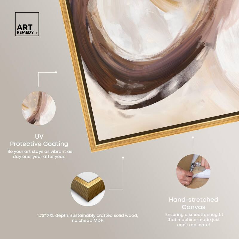 Dreamy Swirls I Canvas by Art Remedy