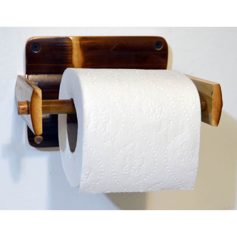 Toiler Paper Holder Rustic Style - Brown - 6