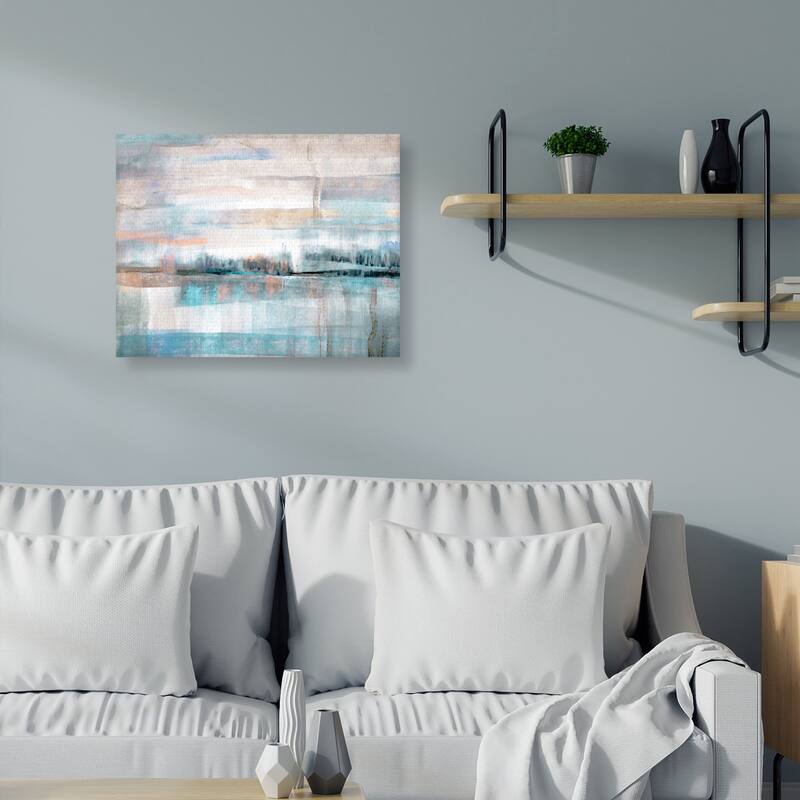 Pastel Valley by Nan Canvas Art Print