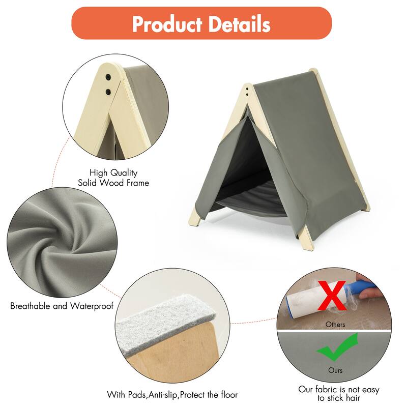 Pet Tent, Cat Tent,Wooden Cat House