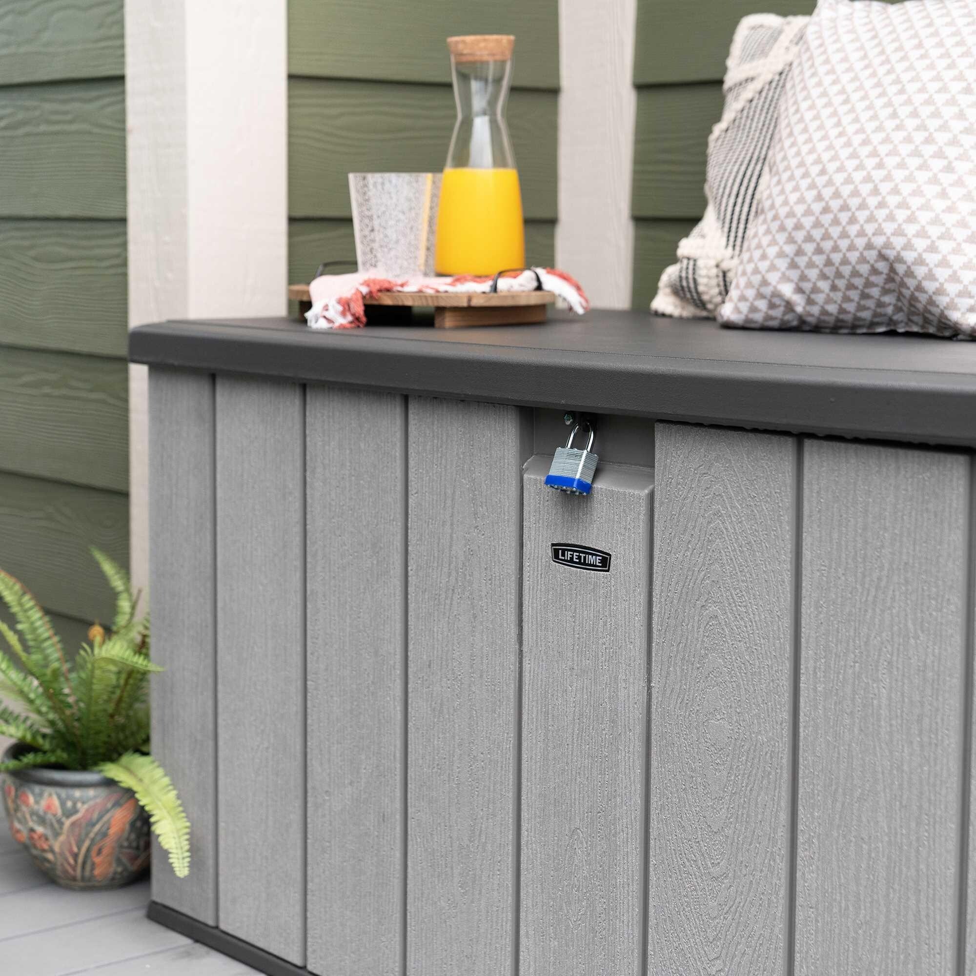 Lifetime Outdoor Storage Deck Box - Thumbnail 3