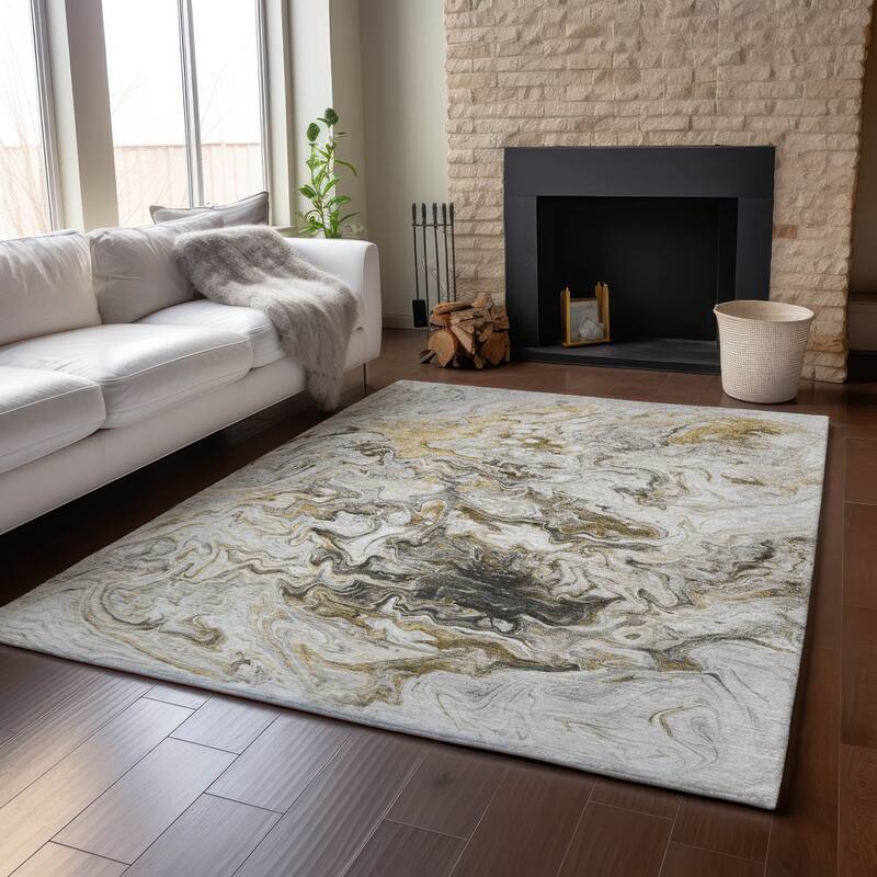 Premium Washable Super Soft Abstract Kyah Mayfield Rug