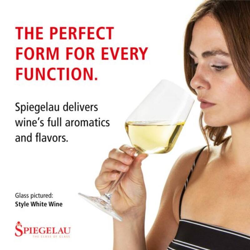 Spiegelau Set of 4 Style Champagne Flutes - 8.5 oz.