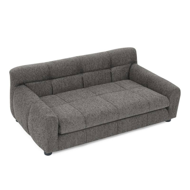 Roomfitters Soft Pet Sofa with Backrest and Armrests, Modern Rectangular Dog Couch for Small and Medium Dogs