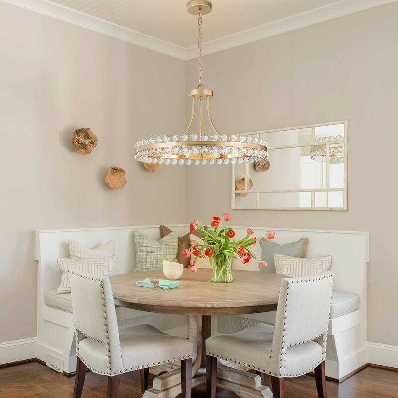 Starsky 4/9-Light Candle Style Wagon Wheel Chandelier
