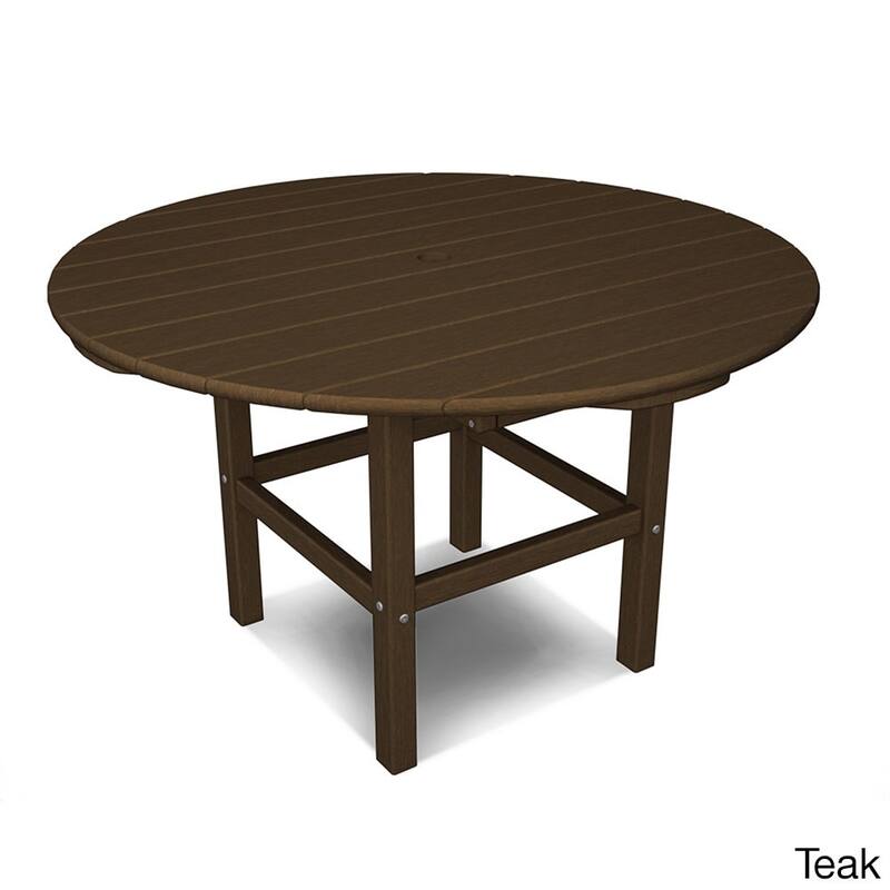 POLYWOOD Kids 38" Dining Table - Teak
