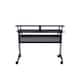 Modern Computer Desk with Keyboard Tray - Bed Bath & Beyond - 36967186