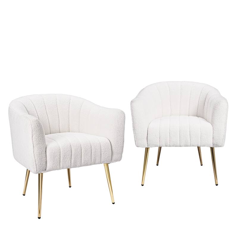 Ouyessir Oversized Modern Upholstered Accent Chair with Tufted Back