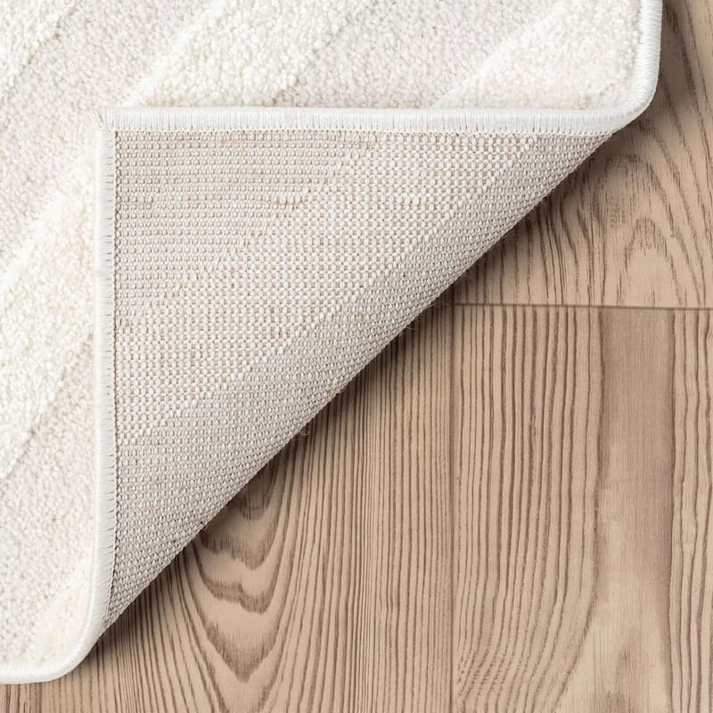 Abani Rugs Nomad Collection NOM160 Linear Curves Area Rug