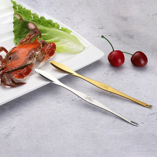 5Pcs/Set Convenient Seafood Tools Spoon Easy Use Stainless Steel