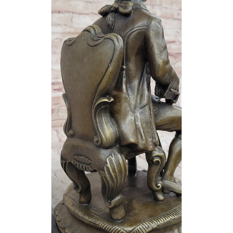 Bronze Cellist Sculpture – Classical Musician With Cello Statue
