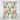 Designart "Teal Coral Scandinavia Floral Pattern" Abstract Curtain - Blackout Abstract Curtain - 1 Panel