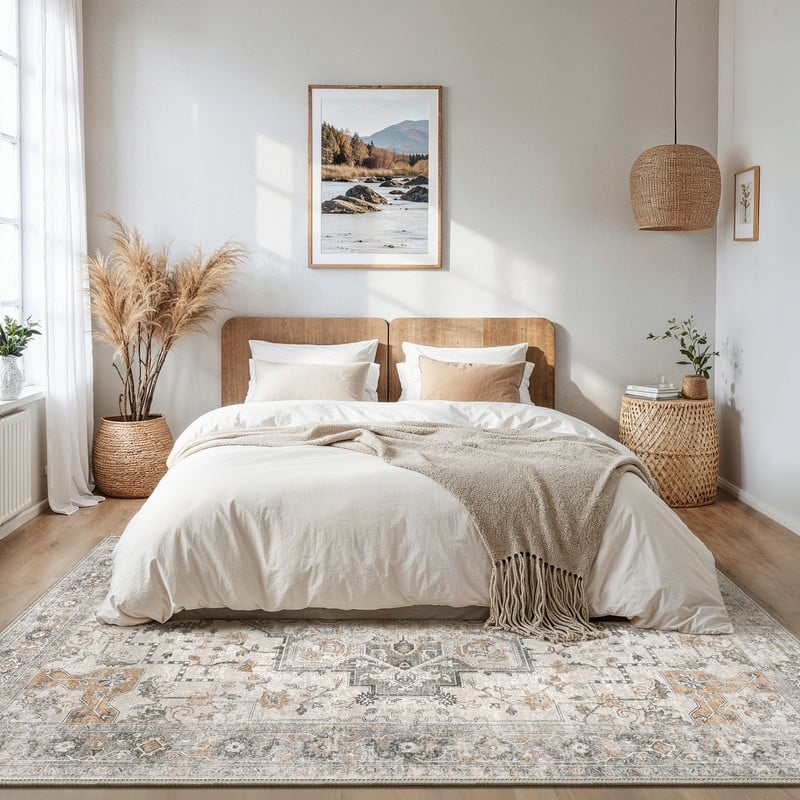 Mcow Indoor/Outdoor Washable Area Rug