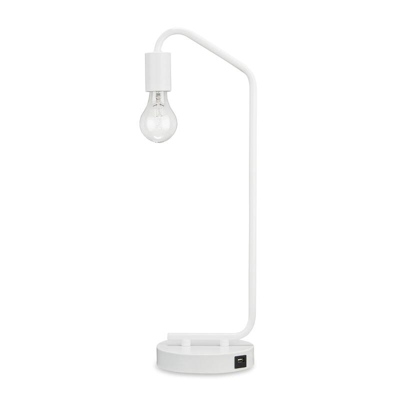 Signature Design by Ashley Covybend Metal Table Lamp - 7"W x 6"D x 21"H