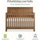 preview thumbnail 4 of 12, Evolur Oakley 5-in-1 Convertible Crib