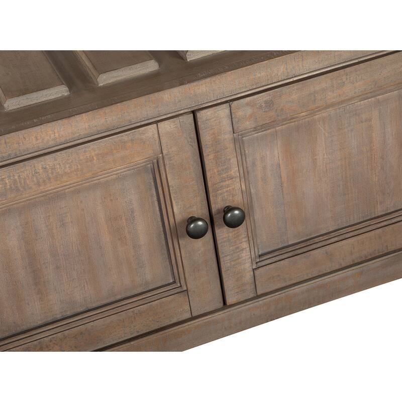 Magnussen Home Paxton Place Dovetail Grey Extendable Counter Height Dining Table - 38''W x 60''D x 36''H
