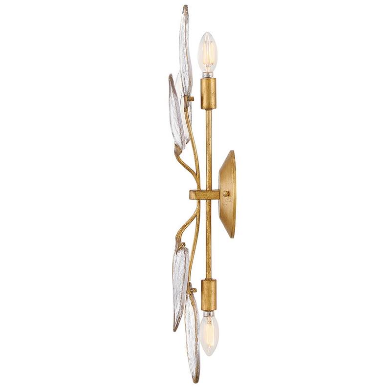 Fredrick Ramond FR47760 Amira 2 Light 26" Tall Wall Sconce