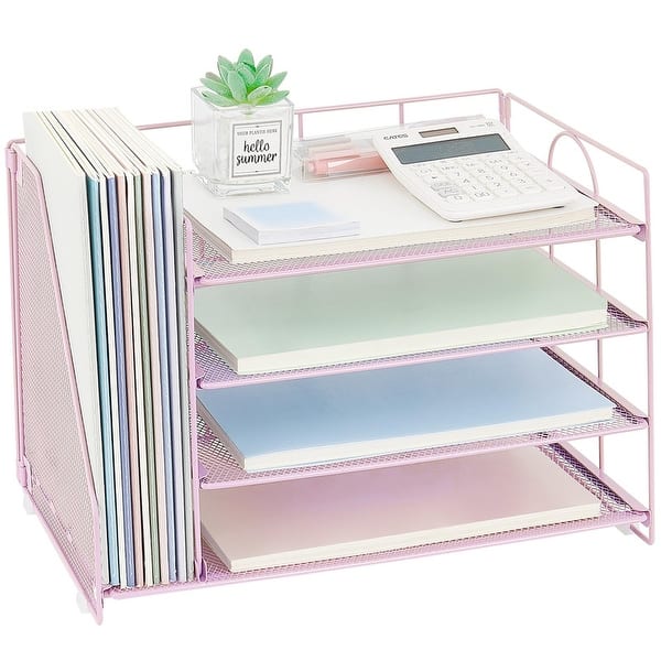 slide 2 of 5, Desk Organizers and Accessories Pink