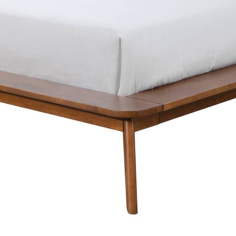Furniture of America Beau Midcentury 3-Piece Low Profile Platform Bedroom Set