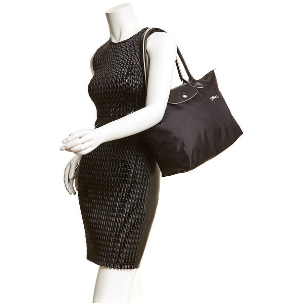 longchamp le pliage small long handle