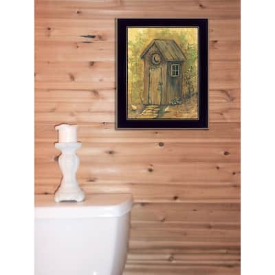TrendyDecor4U Traditional "Reading Room" Framed Print Wall Art by Gail Eads