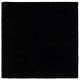 preview thumbnail 98 of 202, SAFAVIEH Laguna Shag Verdiana Solid Color 2-inch Thick Rug. 5'3" Square - Black