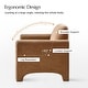 preview thumbnail 3 of 4, HULALA HOME Maris Modern Chenille Ergonomic Design 59.5''W Loveseater Sofa