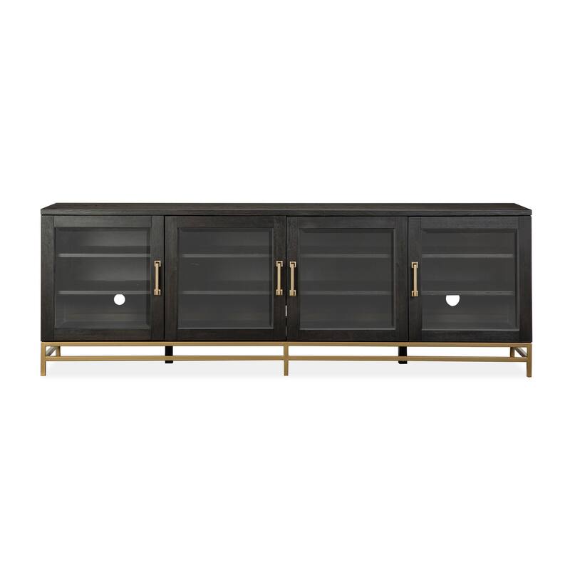 Magnussen Home Lindon Coffee Bean Dark Large Console - 84"W x 17"D x 29"H