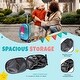 preview thumbnail 8 of 8, Lascoota Scooter Suitcase, Foldable Scooter Luggage For Kids Ages 2-5 - Ice Cream Graphic