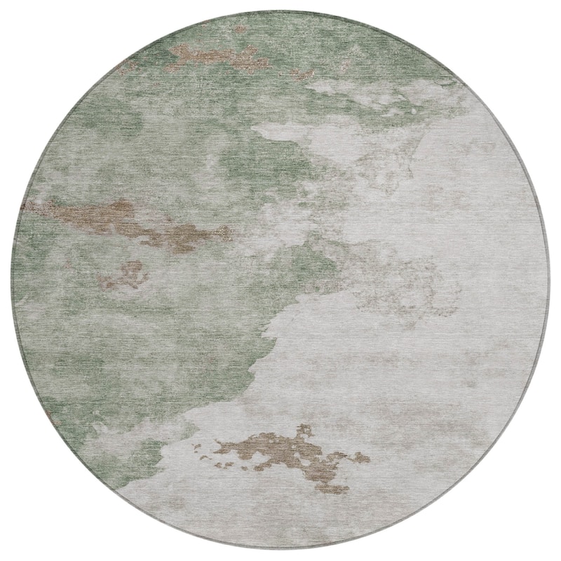 HomeRoots Abstract Transitional Rectangle Outdoor Rug