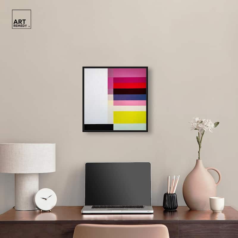 Quadratic Composition Canvas by Art Remedy