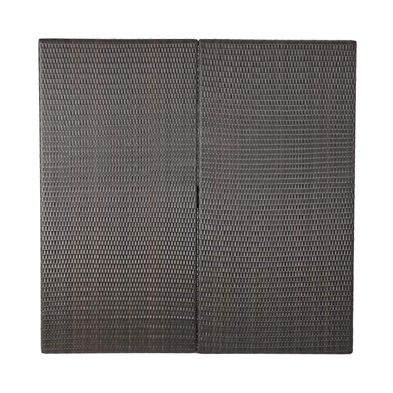 Arcade Outdoor 9-piece Square Wicker Dining Set with Cushions by Christopher Knight Home