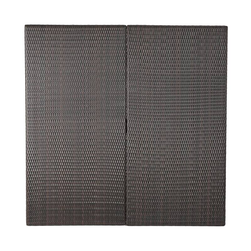 Fiona Outdoor 64-inch Square Wicker Dining Table by Christopher Knight Home - 64.00"L x 64.00"W x 30.00"H