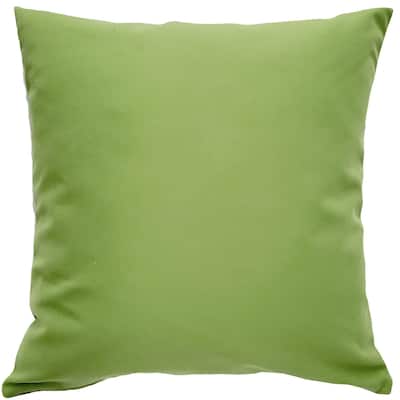 Sunbrella Ginko Green Throw Pillow