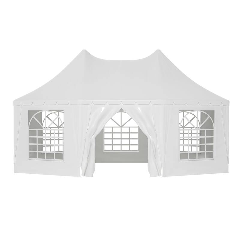 20x15 ft Wedding Party Tent Waterproof White - 88.58 * 8.46 * 7.48