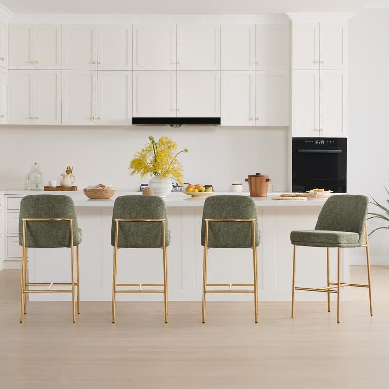 Evelyn Modern 27 inch Counter Height Bar Stool Set of 2
