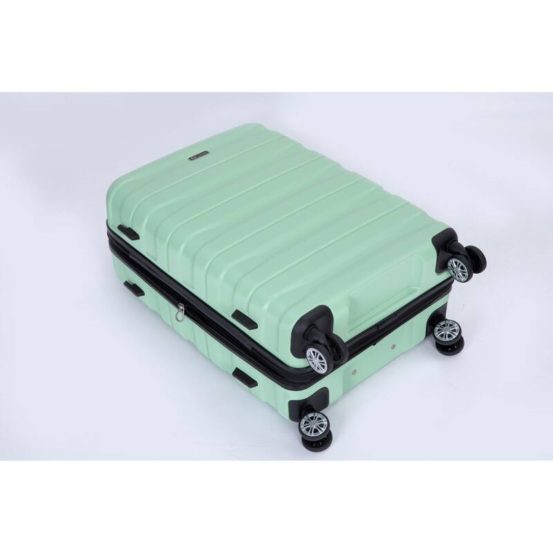 3 Piece Luggage Sets with Double Spinner Wheels and TSA Lock, Expandable Durable PC Hardside Lightweight Suitcase for Men Women