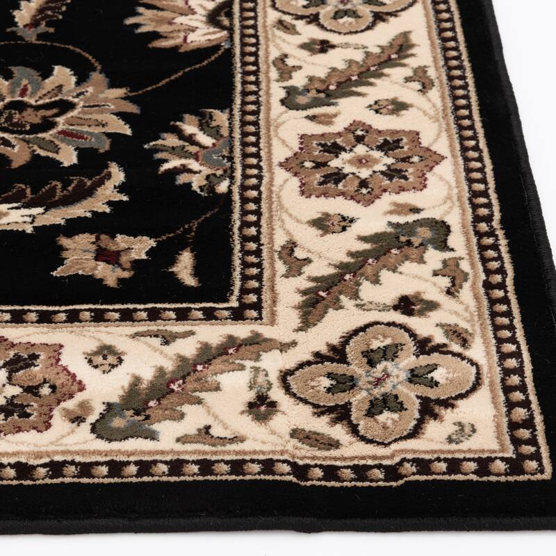 Portica Black and Tan Area Rug - Overstock - 32759324