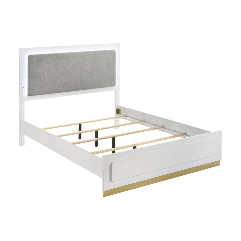 Sophia Panel Bed with Lighted Headboard