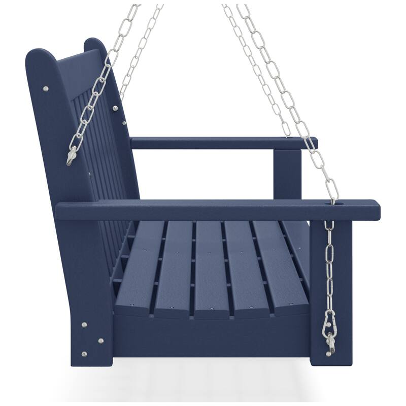 Laguna Outdoor Patio 51 Inch Traditional Hanging Porch Swing