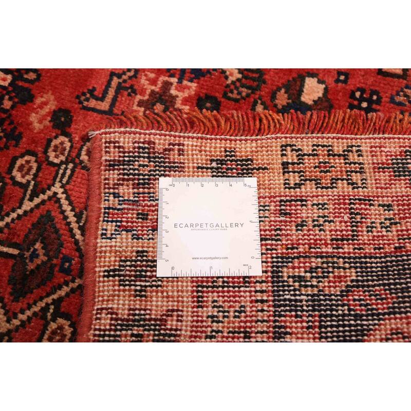 ECARPETGALLERY Hand-knotted Melis Vintage Red Wool Rug - 5'5 x 7'6