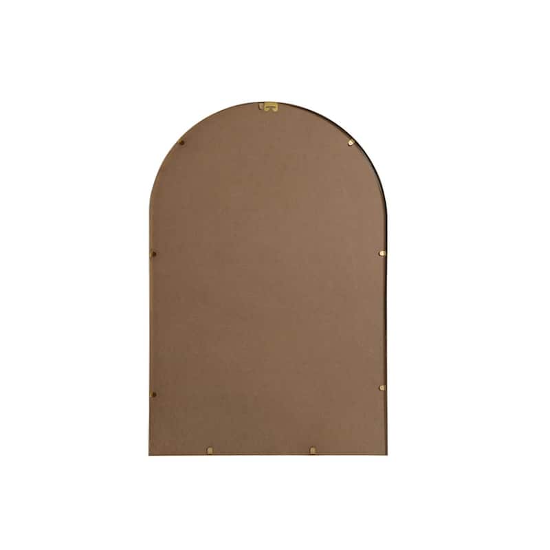 Indigo Home Metal Frame Arch Mirror 24x36 Inch