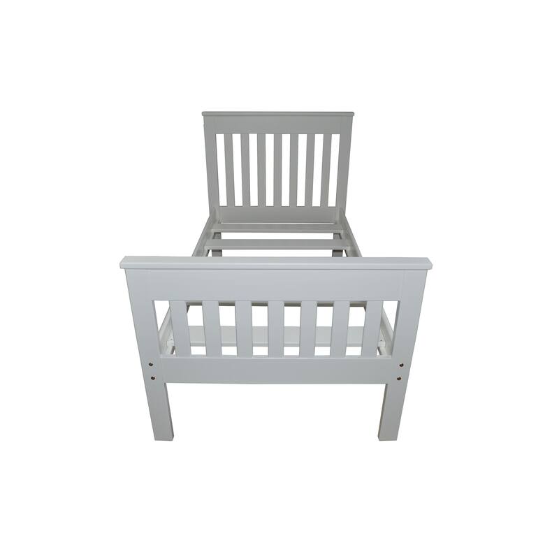 Harmony Unfinished Solid Pine TwinXL Bed