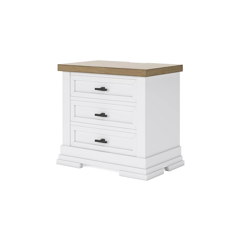Signature Design by Ashley Ashbryn White/Natural Nightstand